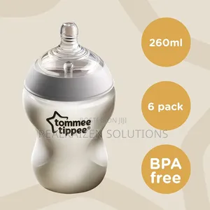 Tommee Tippee Closer to Nature 260ml Easivent Bpa-Free Feeding Bottles