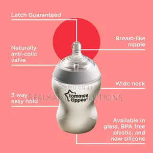 Tommee Tippee Closer to Nature 260ml Easivent Bpa-Free Feeding Bottles