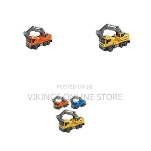 1:16 Scale Engineering Toy Truck With an Excavator Arm, Lights, Music