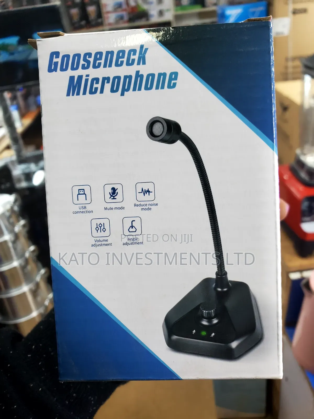 USB Desktop Gooseneck Condenser Microphone