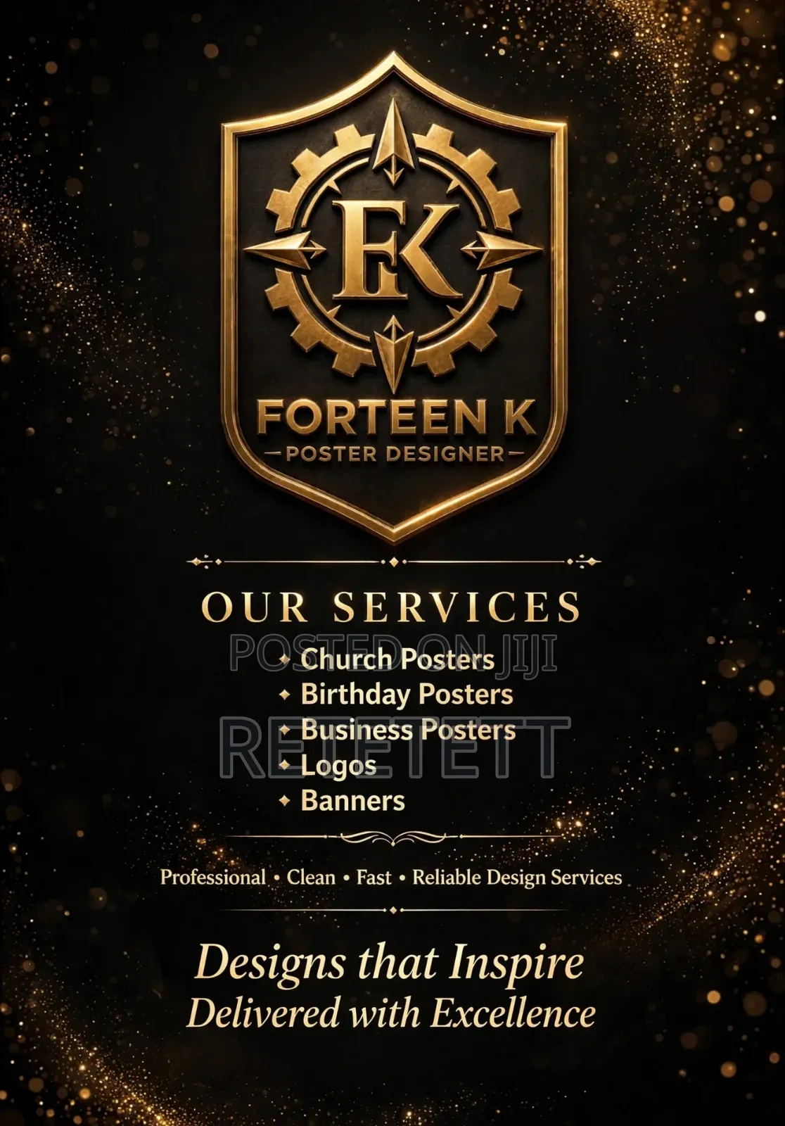 Professional Poster Design & Graphic Design - Forteen K - Kampala