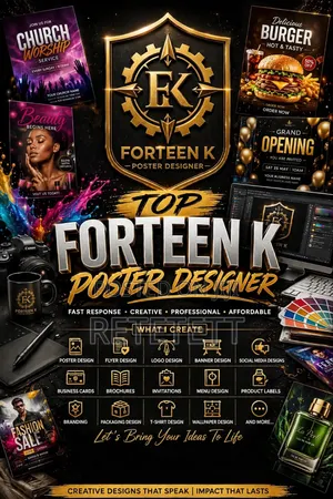 Professional Poster Design & Graphic Design - Forteen K - Kampala