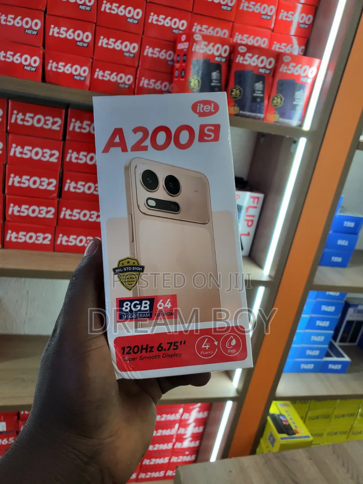 New Itel A200+ 64 GB Gold