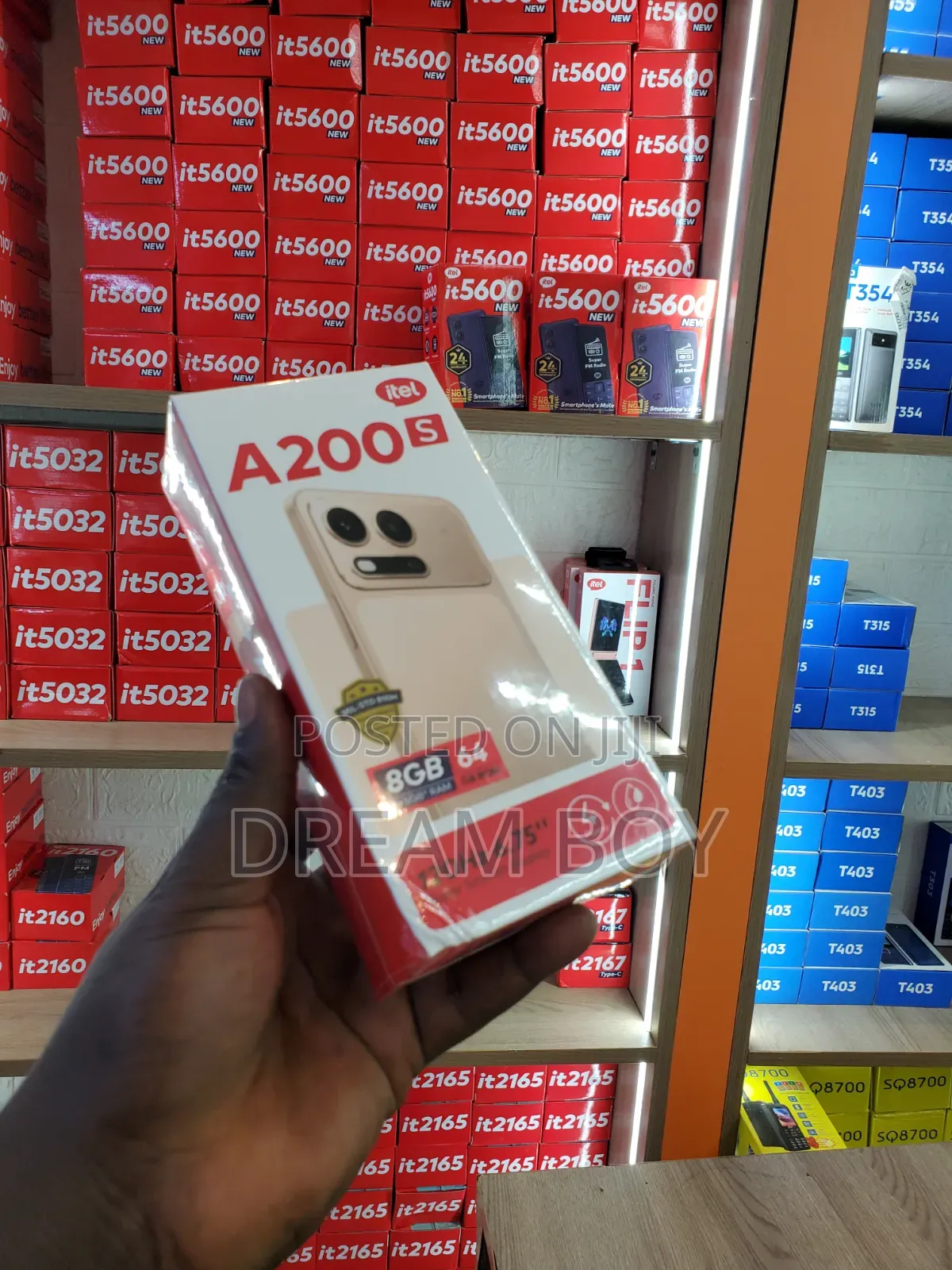 New Itel A200+ 64 GB Gold