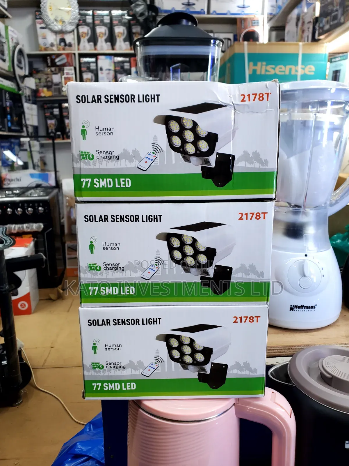 2178T Solar Sensor Light With 77 SMD LEDs