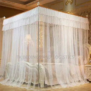 Four Stand Mosquito Net White 5*6