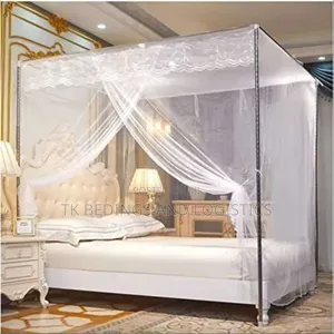 Four Stand Mosquito Net White 5*6