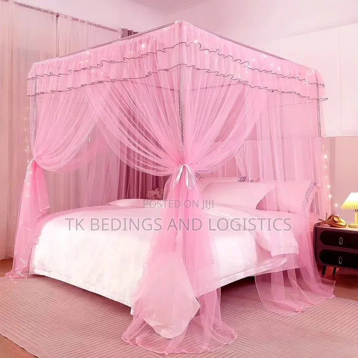 Lem Four Stand Mosquito Net 6*6 Pink