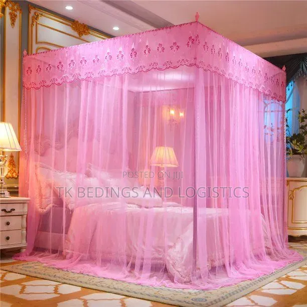 Lem Four Stand Mosquito Net 6*6 Pink