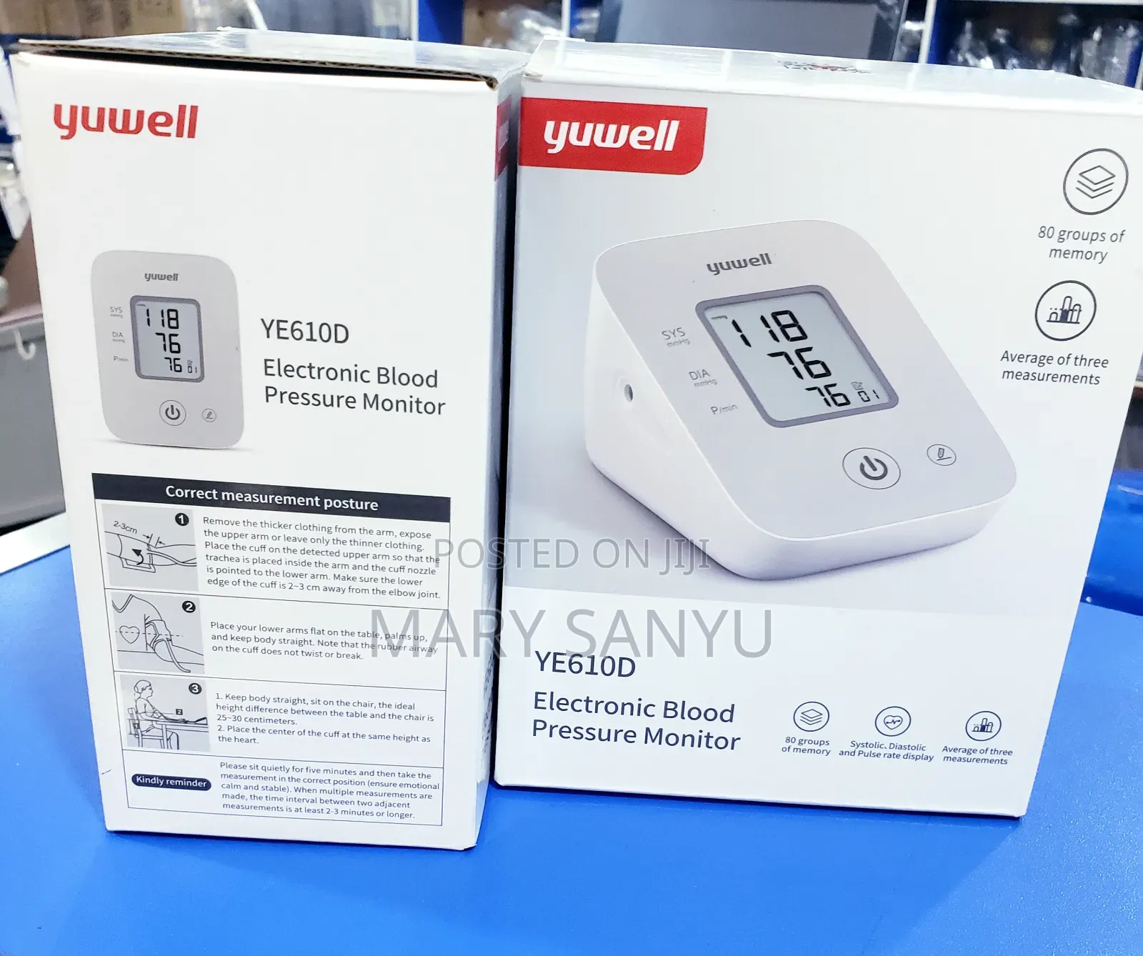 Yuwell YE610D Electronic Blood Pressure Monitor