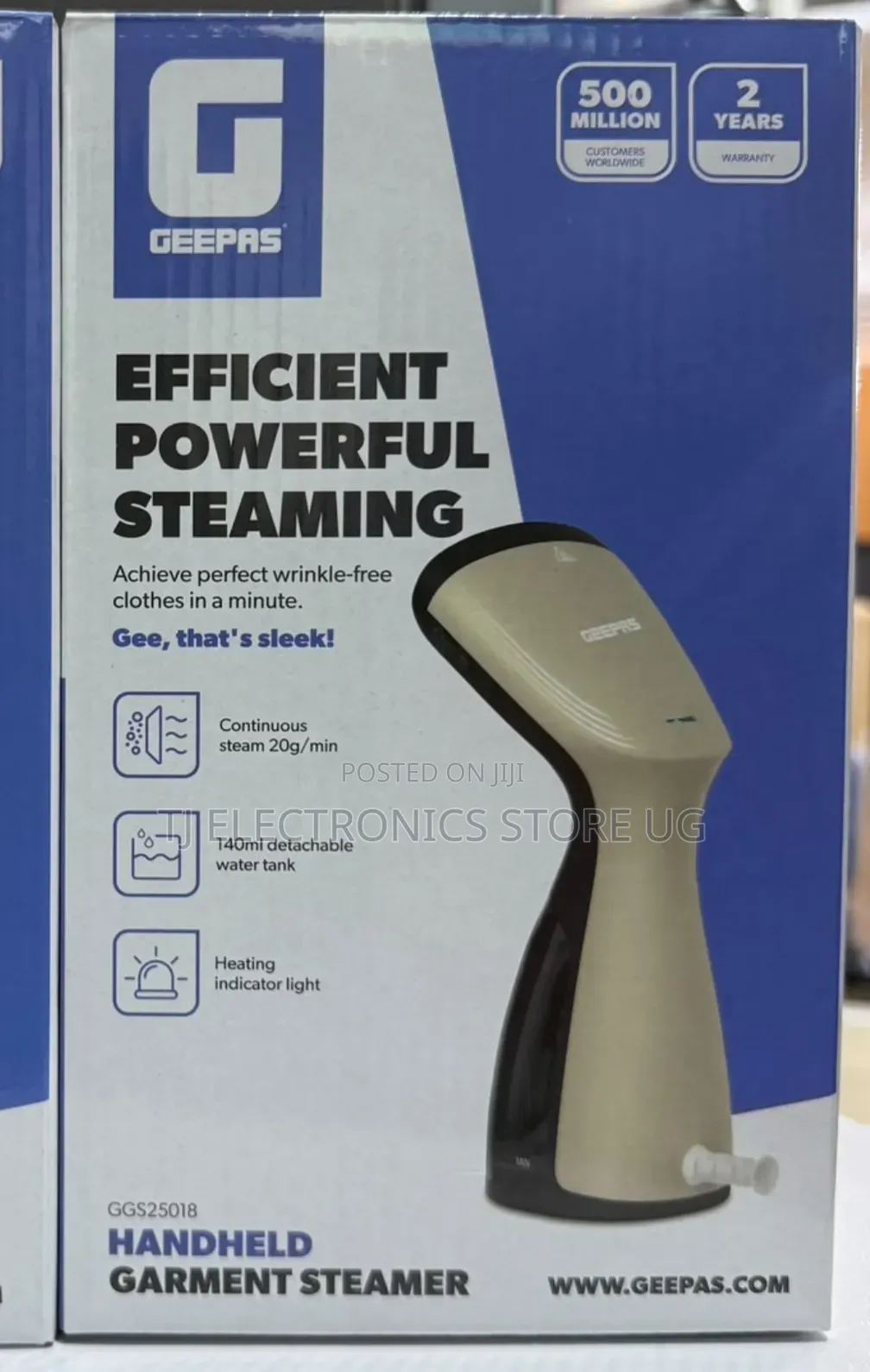 Geepas Hand-Held Garment Steamer