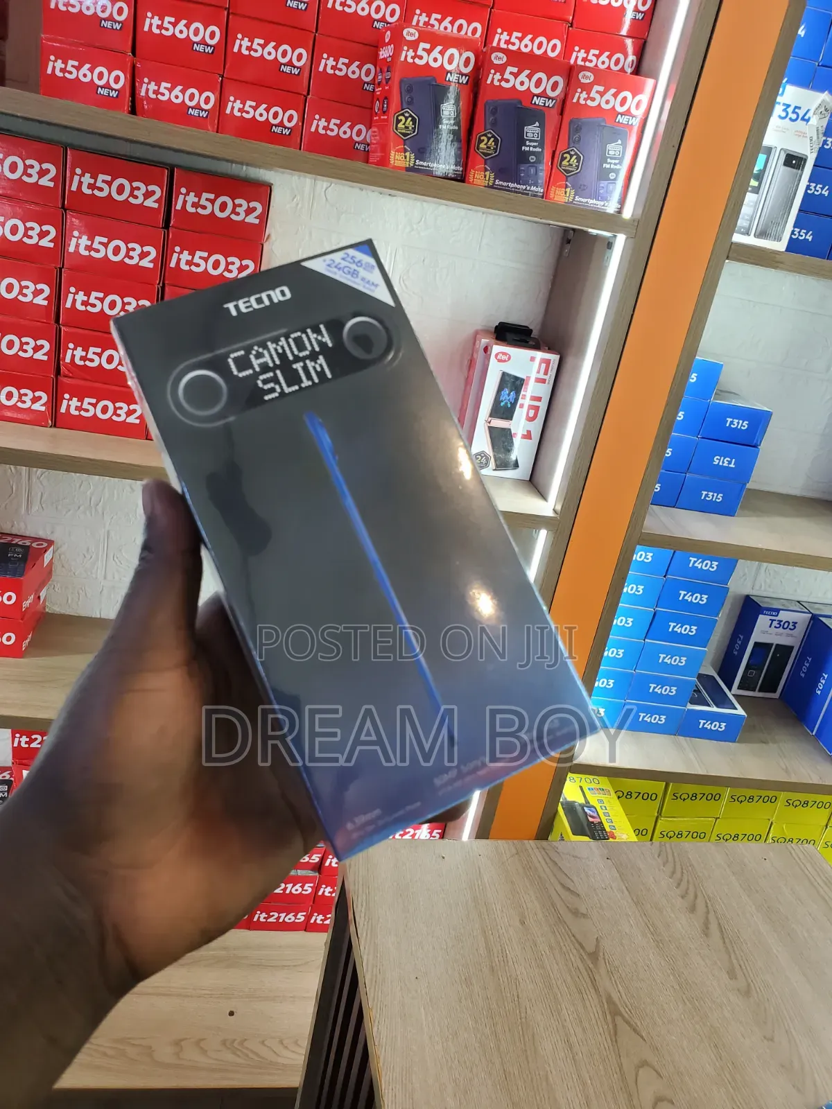 New Tecno Camon Slim 256 GB Black