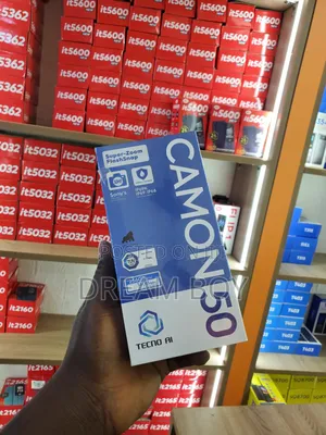 New Tecno Camon 50 256 GB Black