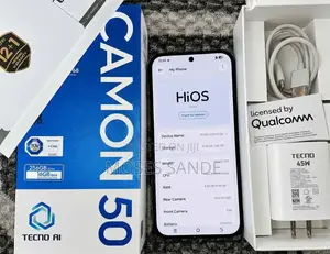 New Tecno Camon 50 256 GB Black