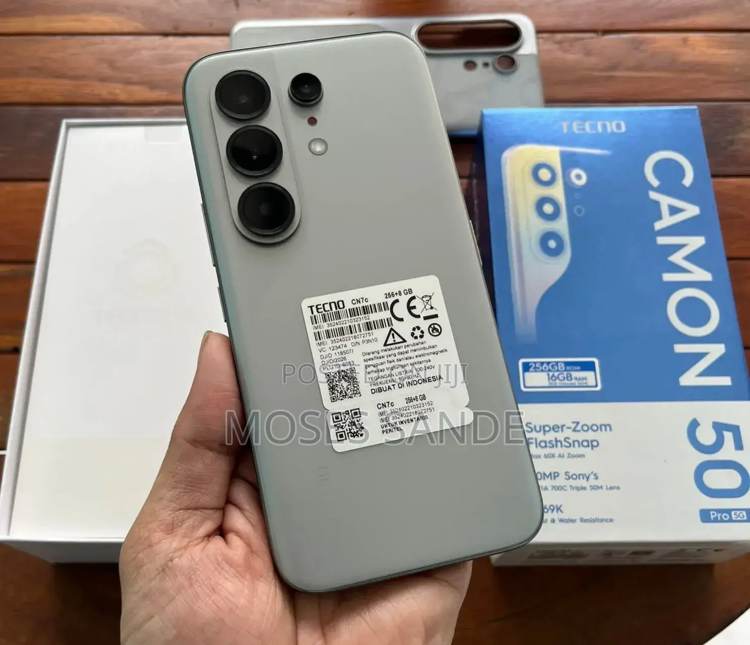 New Tecno Camon 50 Pro 256 GB Gray