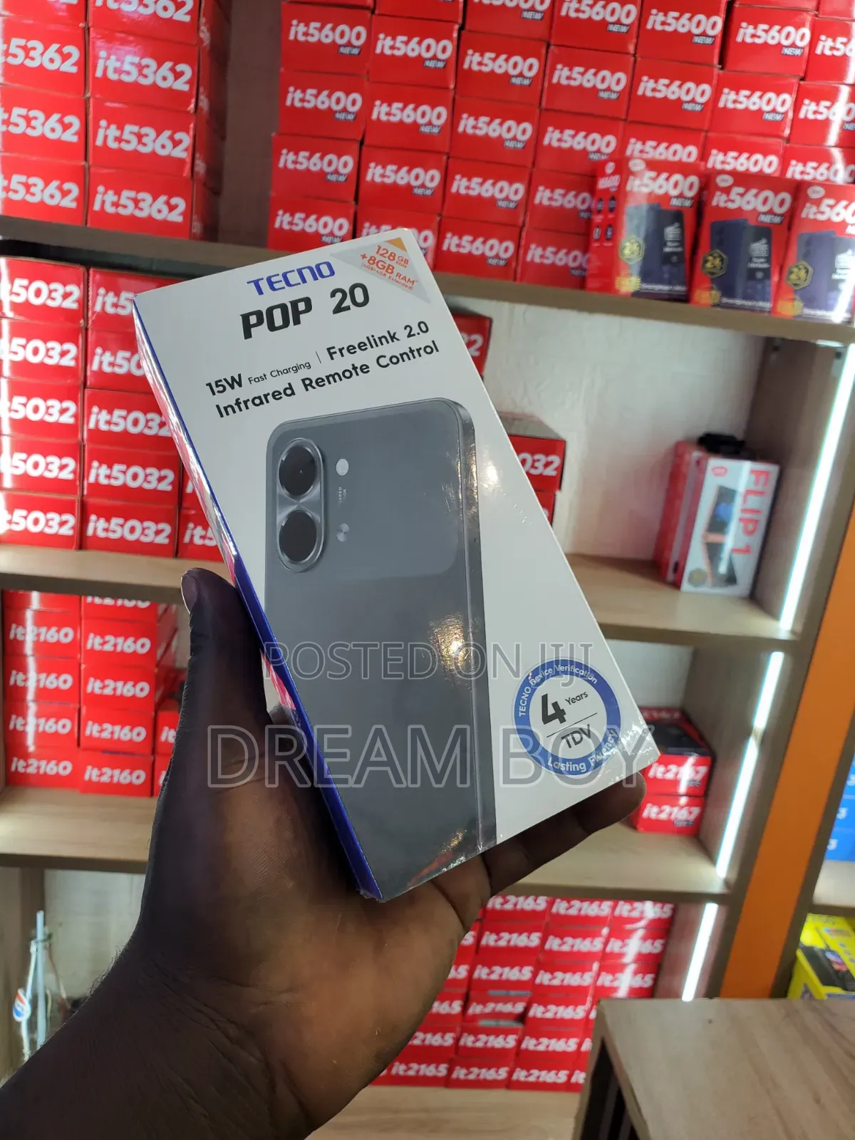 New Tecno Pop 20 128 GB Black