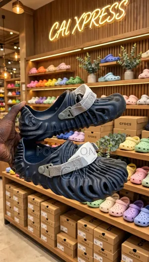 Black Crocs X Salehe Bembury Pollex Clogs