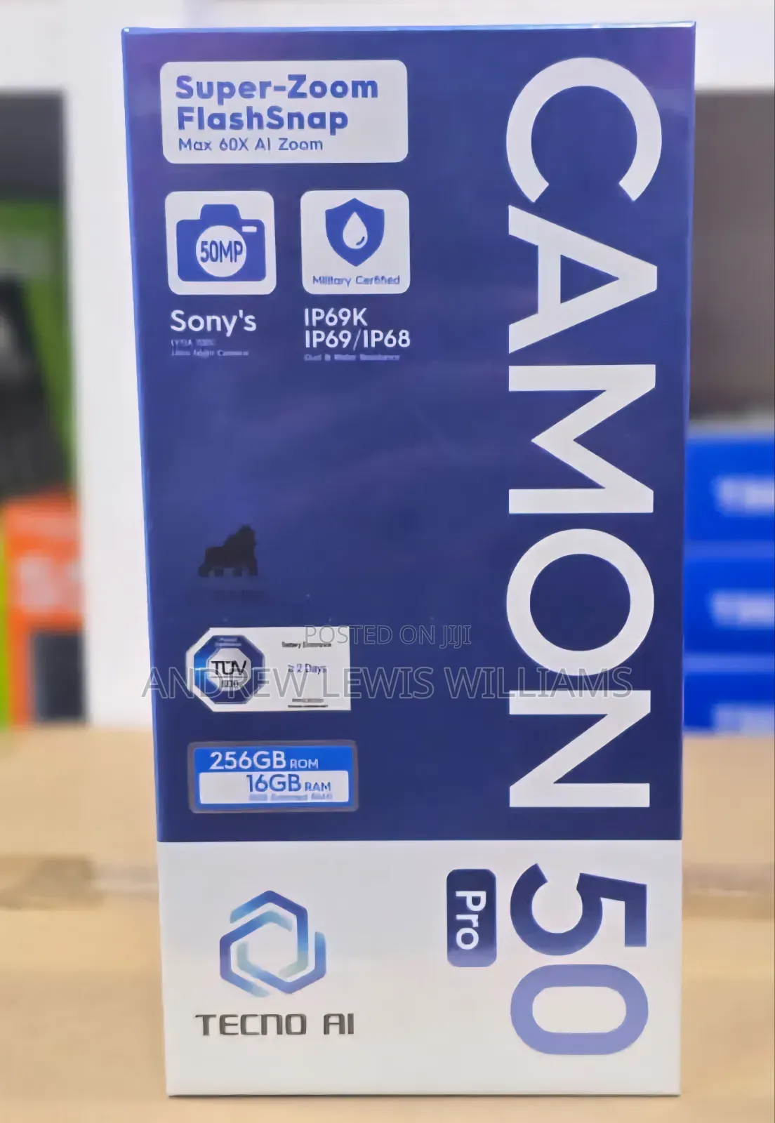 New Tecno Camon 50 Pro 256 GB Green