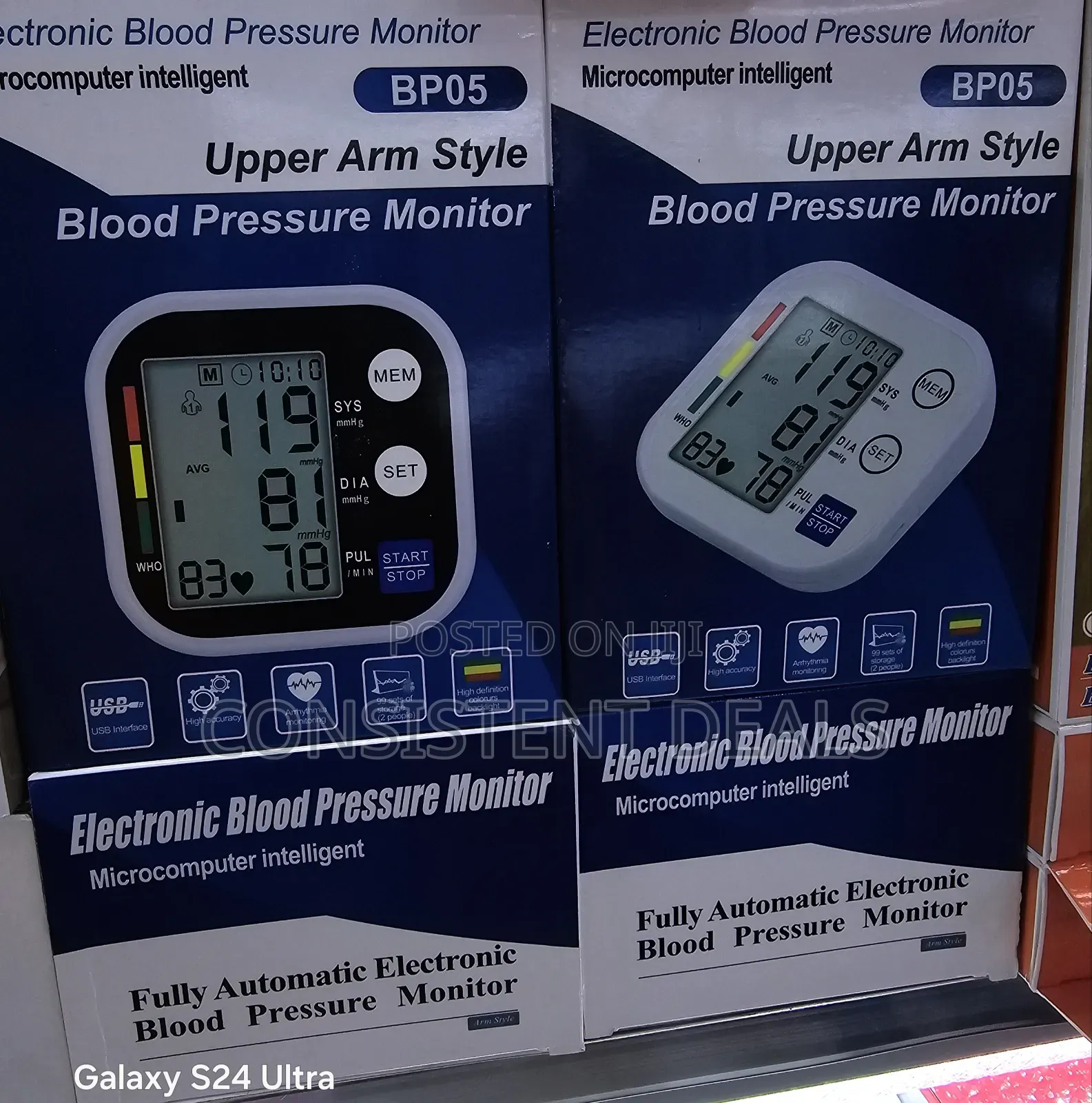 Upper Arm Style Electronic Blood Pressure Monitor
