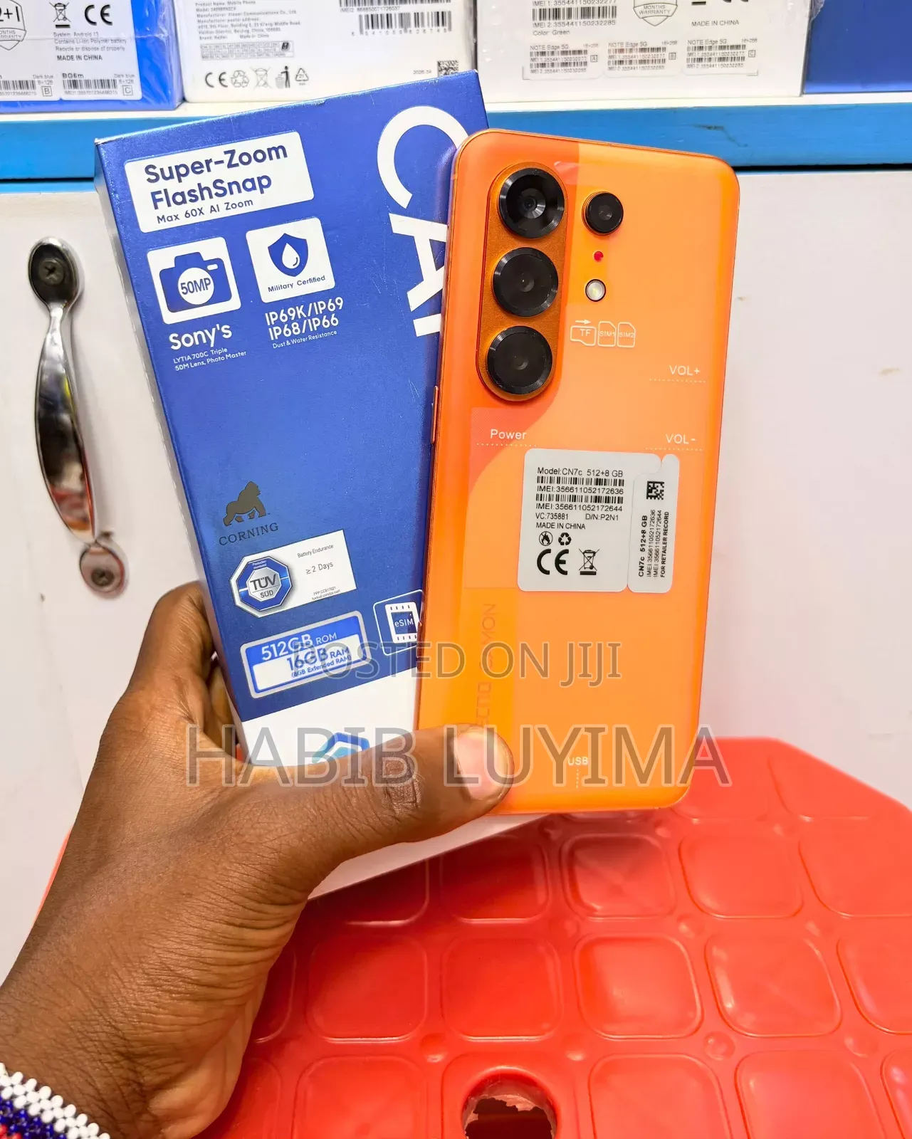 New Tecno Camon 50 Ultra 512 GB Orange