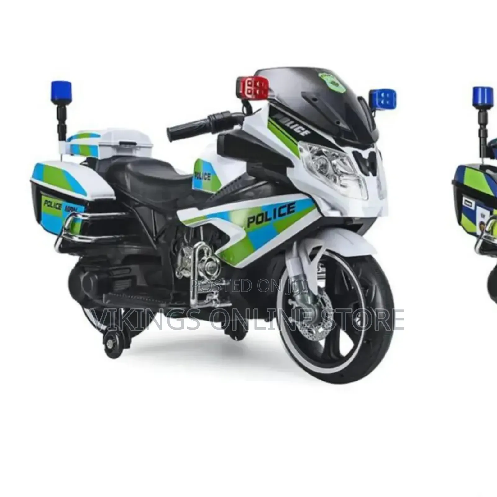 Kids' Electric Ride-on Police Motorcycles