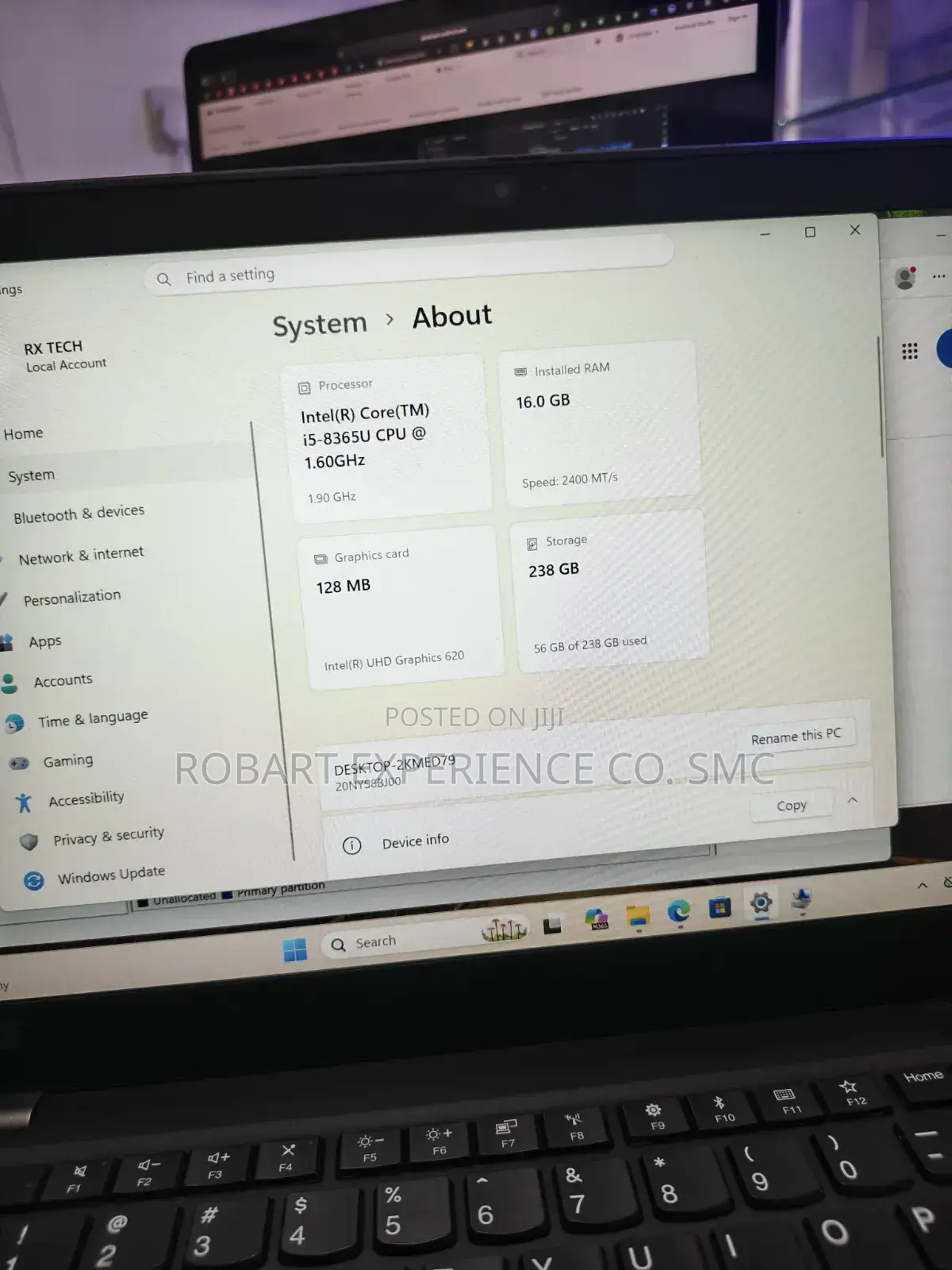 Laptop Lenovo ThinkPad T490s 16GB Intel Core i5 SSD 256GB