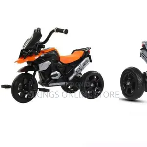 Kids' Ride-on Motorcycle Tricycle With Pedals and Three Wheels