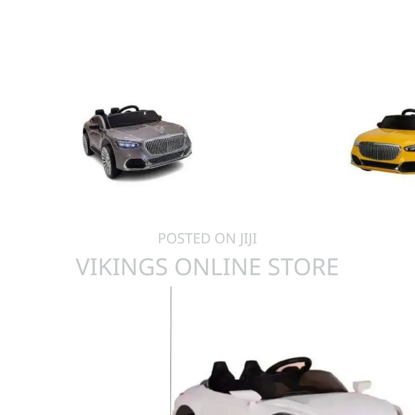 A Luxury Kids' Electric Ride-on Car Modeled After a Sporty Sedan Style