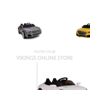 A Luxury Kids' Electric Ride-on Car Modeled After a Sporty Sedan Style