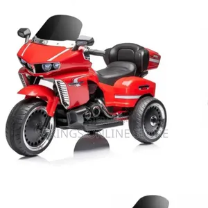Three-Wheel Electric Ride-on Motorcycle Toy for Young Children