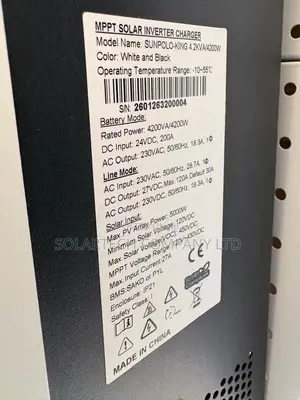 Sako Sunpolo-King 4.2kva 4200w 24v Hybrid Solar Inverter