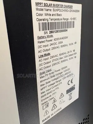 Sako 4.2kva 4200w 24v Solar Inverter 5000w Pv