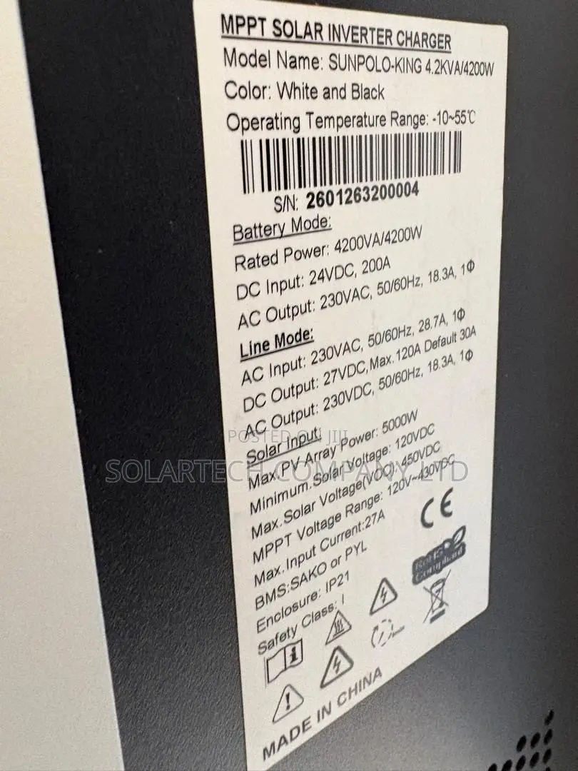 Sako 4.2kva 4200w 24v Solar Inverter 5000w Pv