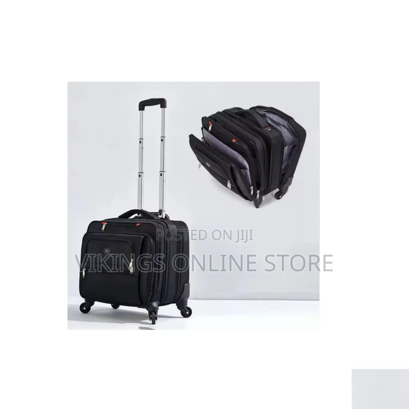Soft-Sided Business Trolley Briefcase and Laptop Roller Case