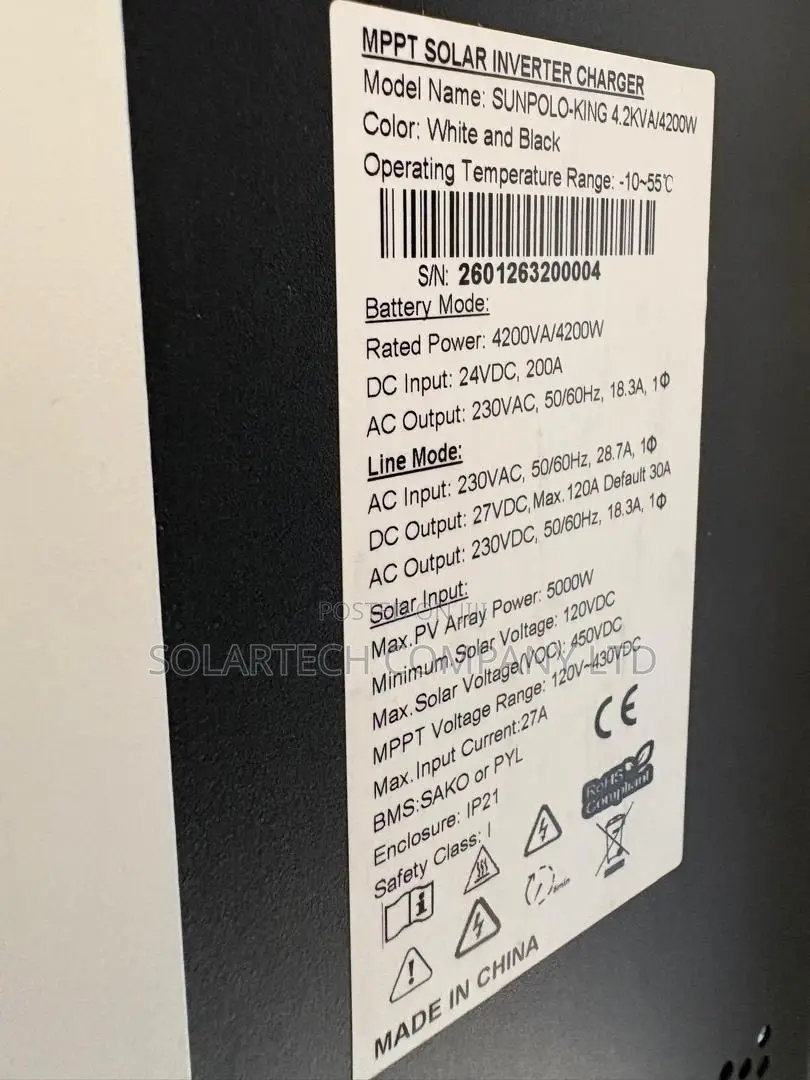 Sako 4.2kva 24v Inverter 450v Pv Input