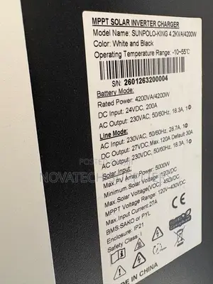 Sako Sunpolo-King 4.2kva 4200w 24v Hybrid Solar Inverter