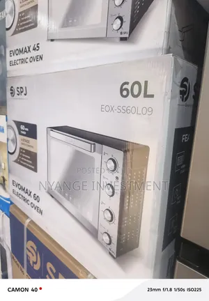 SPJ Evomax 60L Electric Oven (Model EOX-SS60L0