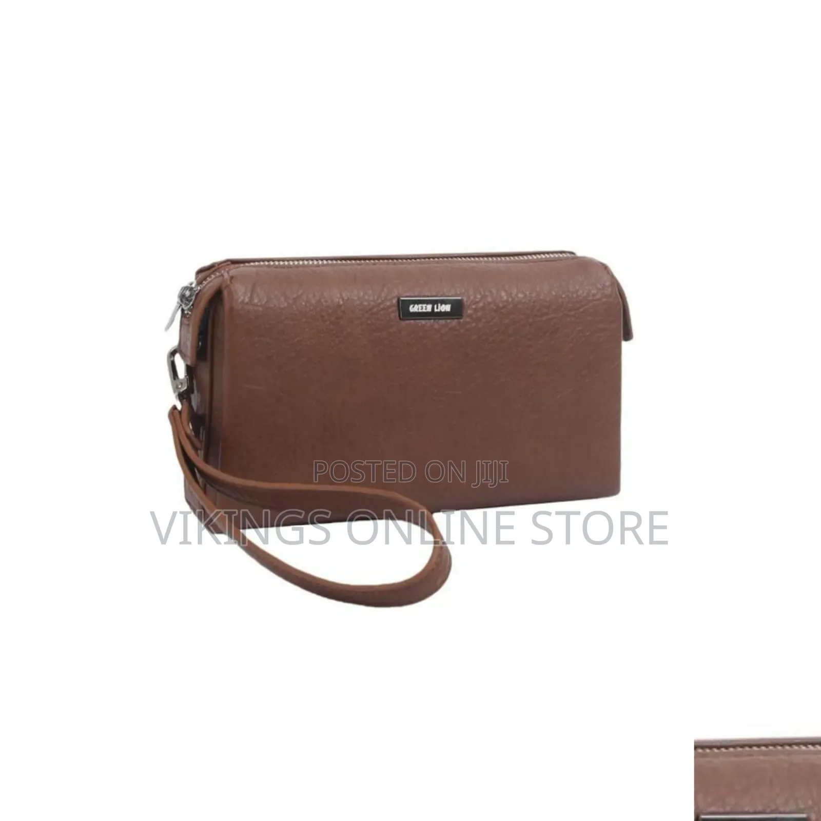 The Green Lion Marly Clutch Bag in Brown ,As a Versatile, Travel