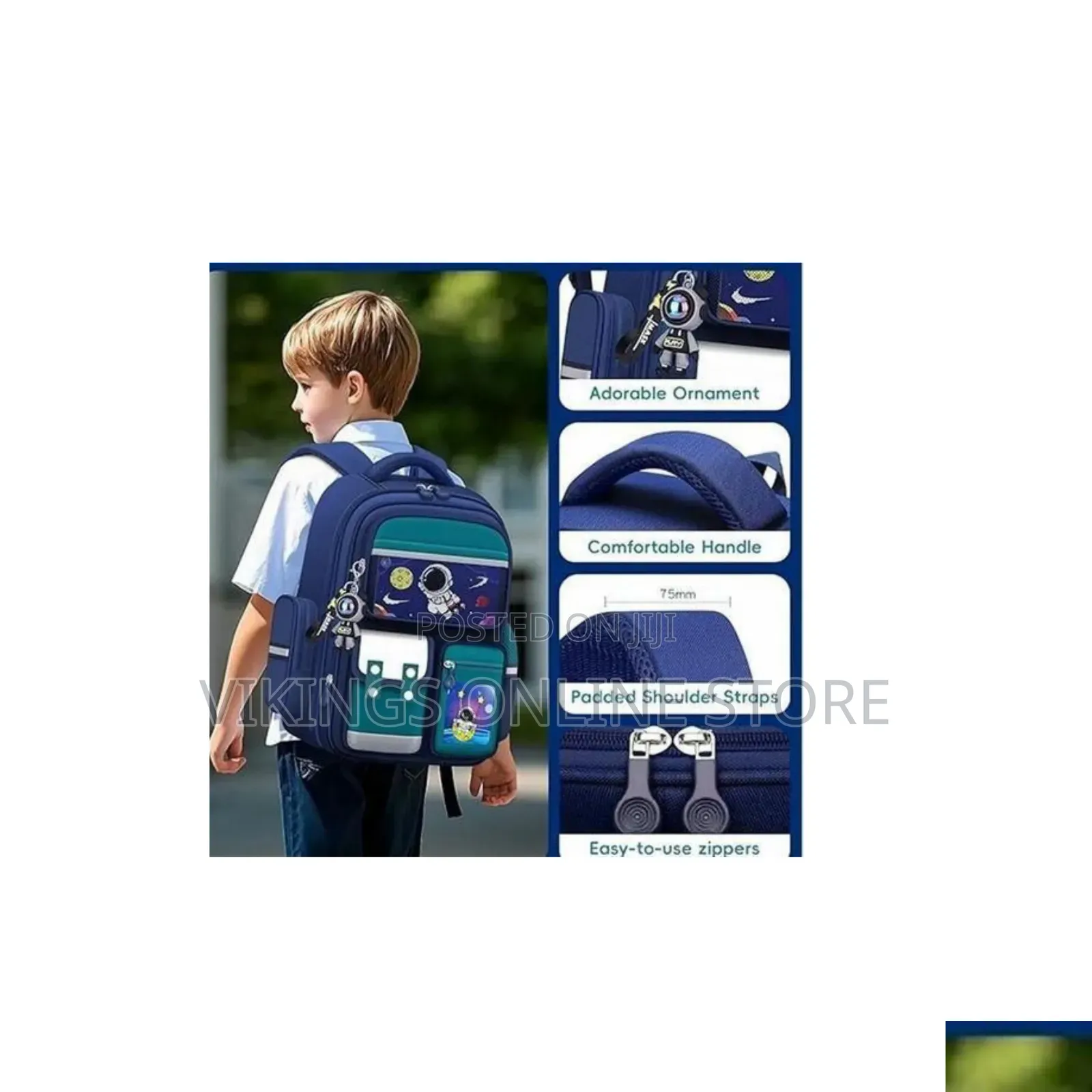 Multi-Compartment, Ergonomic School Backpack
