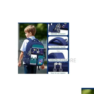 Multi-Compartment, Ergonomic School Backpack