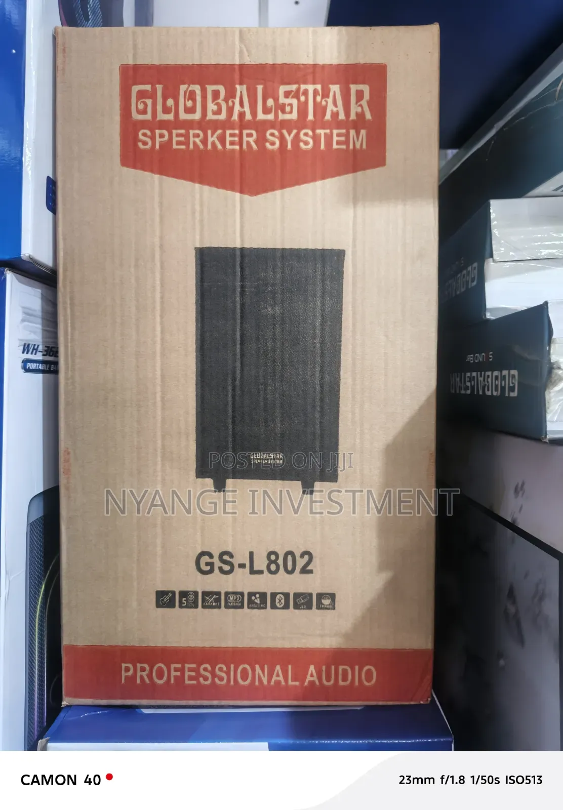 Globalstar GS-L802 Rechargeable Amplified Portable Speaker System.