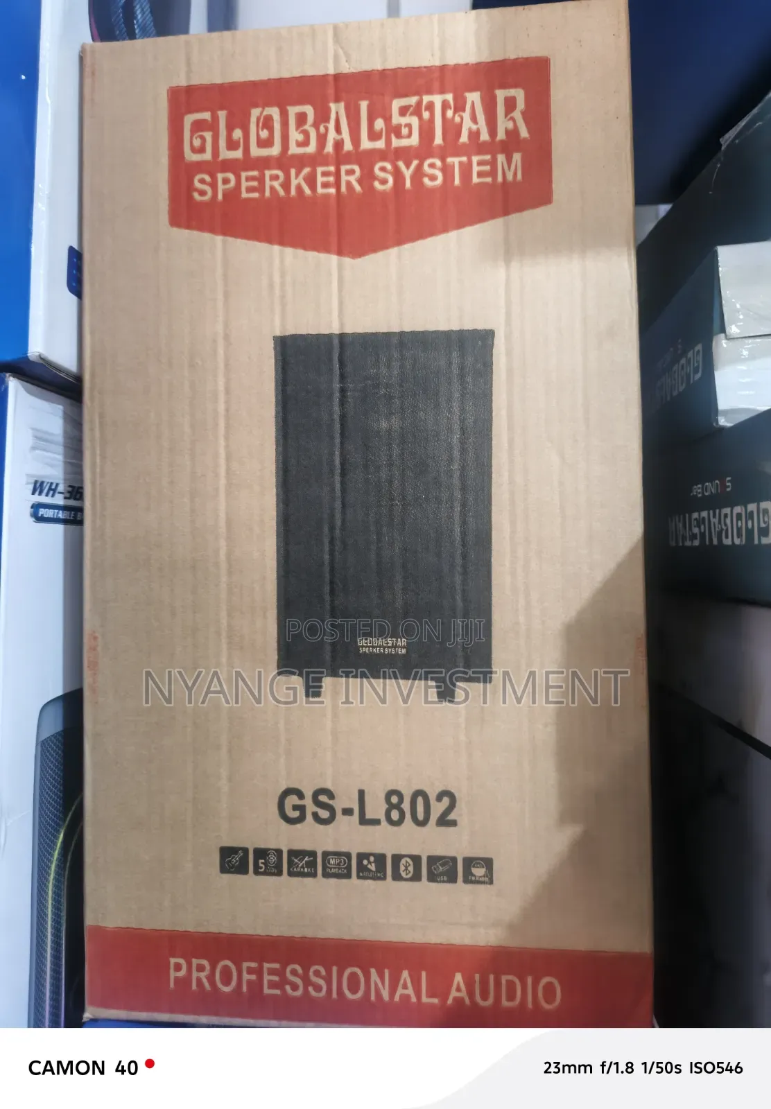 Globalstar GS-L802 Rechargeable Amplified Portable Speaker System.
