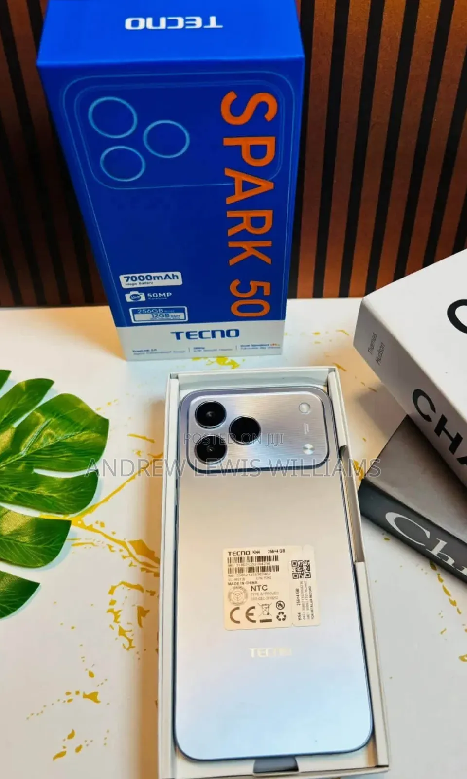 New Tecno Spark 50 128 GB Silver