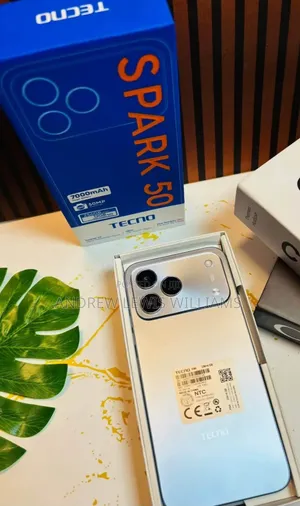 New Tecno Spark 50 128 GB Silver