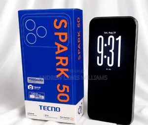 New Tecno Spark 50 128 GB Silver