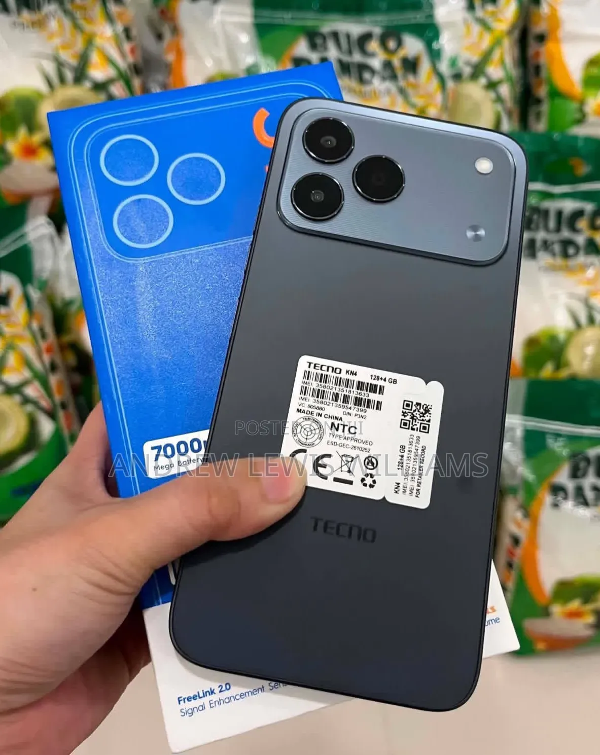 New Tecno Spark 50 128 GB Black