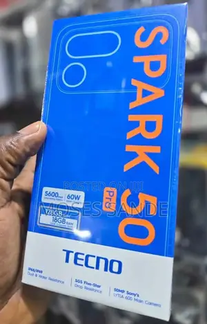 New Tecno Spark 50 Pro 256 GB Black