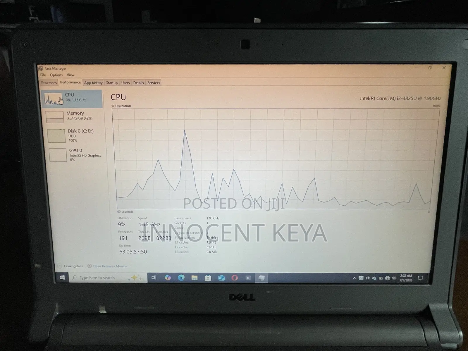 Laptop Dell Latitude 3350 8GB Intel Pentium HDD+SSD 500GB