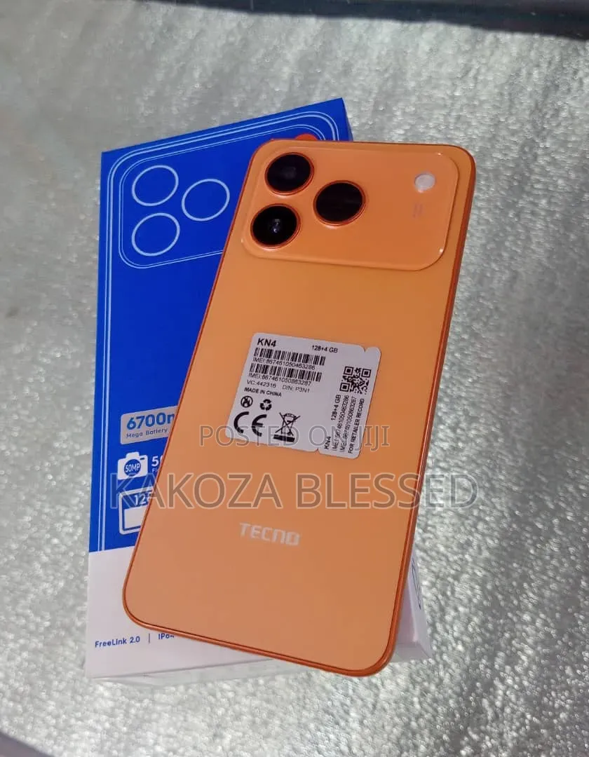 New Tecno Spark 50 128 GB Orange