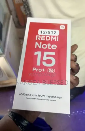 New Xiaomi Redmi Note 15 Pro+ 512 GB Black